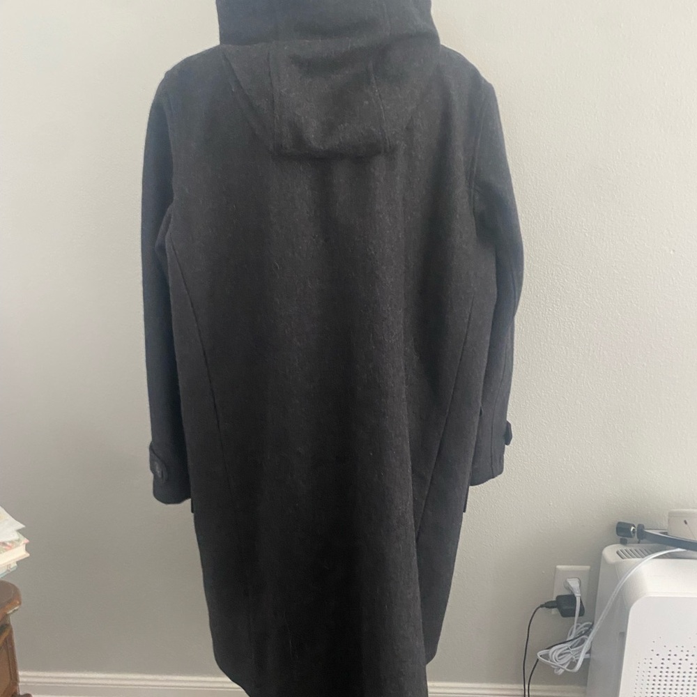 Gap Black Recycled Wool Coat - Picture 6 of 9